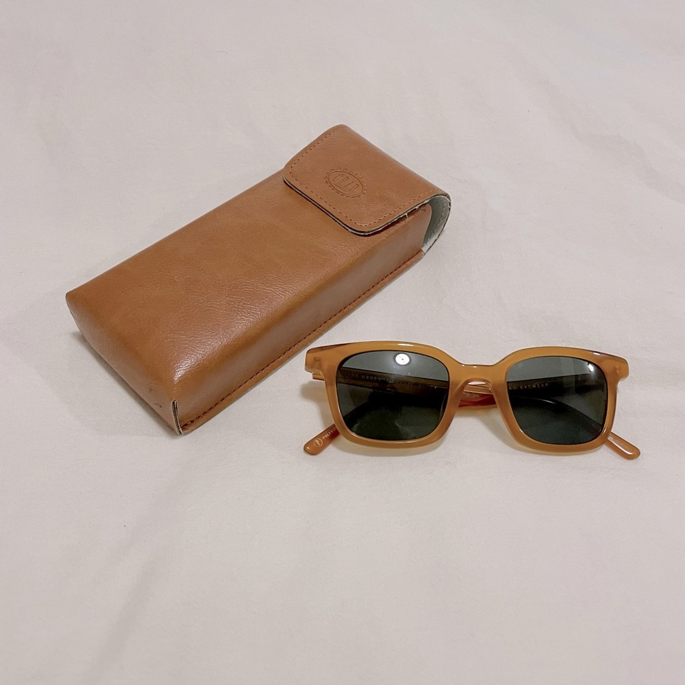 Crap Eyewear “The Dropout Boogie” in Caramel with polarized lenses